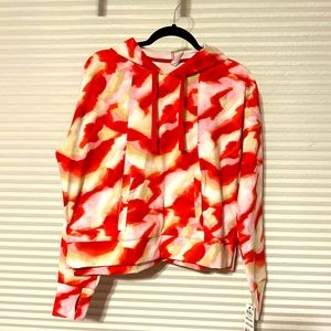 NWT Ideaology Red and Pink Hoodie Medium